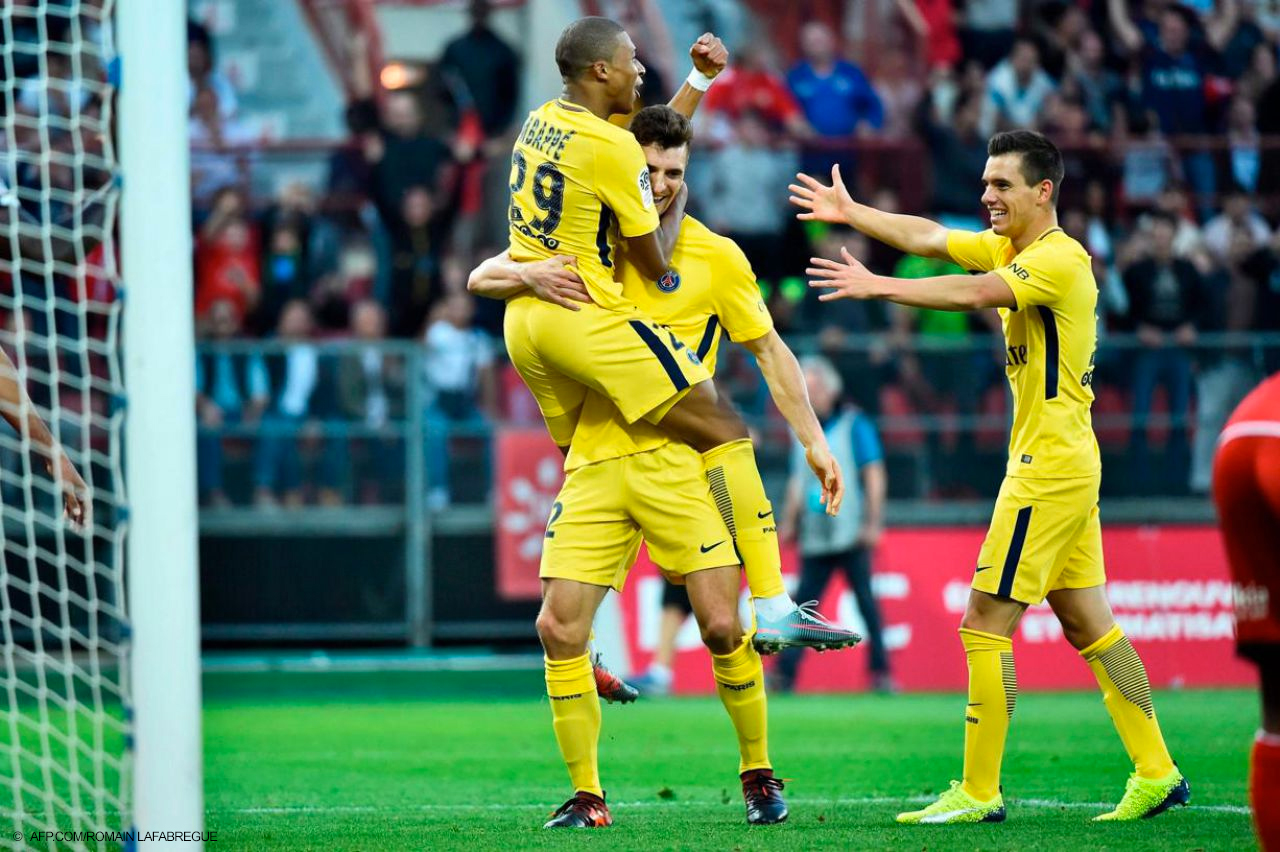 Mbappé et Meunier ne semble pas appréhender la rencontre face à l'OM