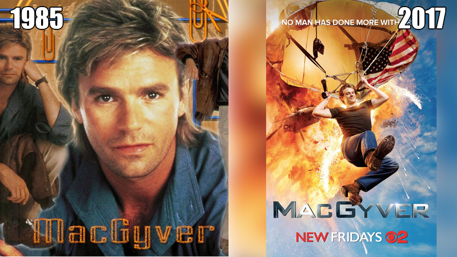 1985 : McGyver / 2017 : McGyver 2